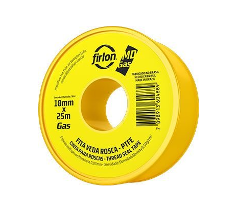 Firlon Veda Rosca Md-Gas 18Mmx25M (Proprio P/Gas)