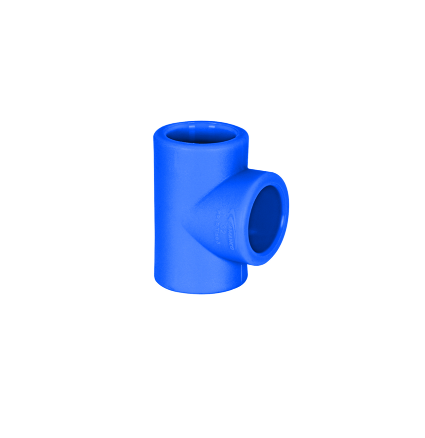 Amanco Industrial Te Normal PPR Azul - 20 mm