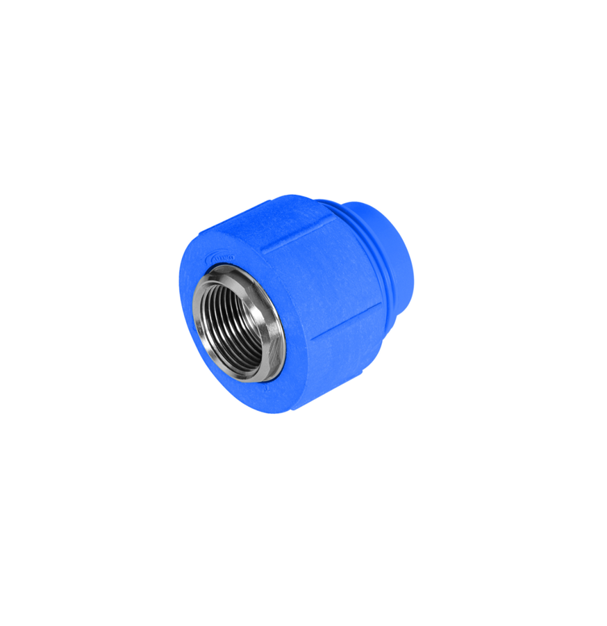 Amanco Industrial Uniao Femea PPR Azul - 25x3/4"
