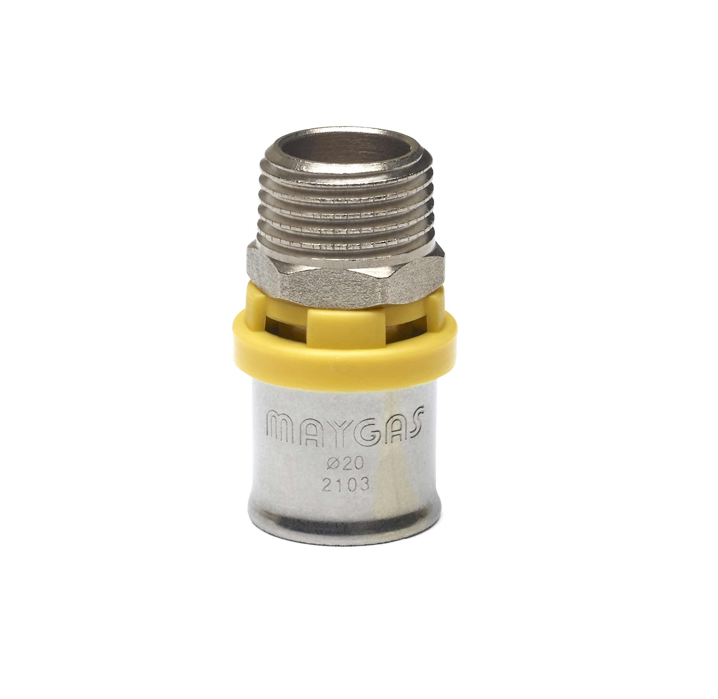 Prensar Gas Conector Rosca Macho Dn 25x3/4"