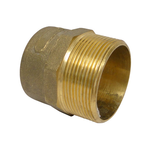 Rcts Conector Rosca Macho Liga de Cobre Sem Anel de Solda - 15 x 1/2