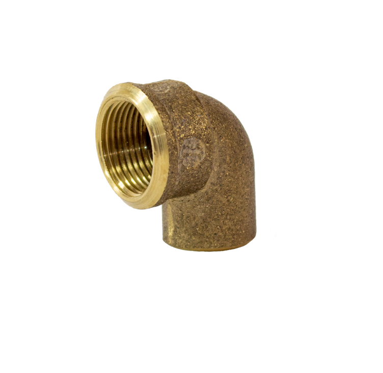 Rcts Joelho Rosca Femea Liga de Cobre Sem Anel de Solda - 28 x 3/4